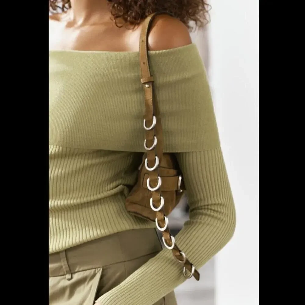 ZARA Fitted Knit Sweater NWT